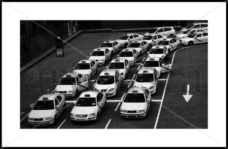 Río de taxis.