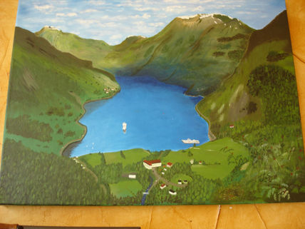 Lago en noruega