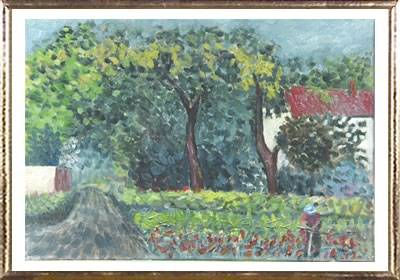 El jardinero Oil Canvas