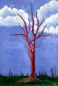 Arbol seco Oil Canvas Landscaping