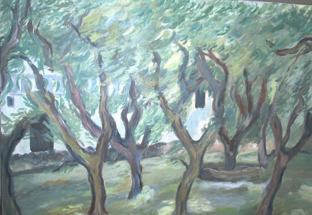 Bosque de aromos en la Estancia Jesuítica Caroya Acrylic Canvas Landscaping