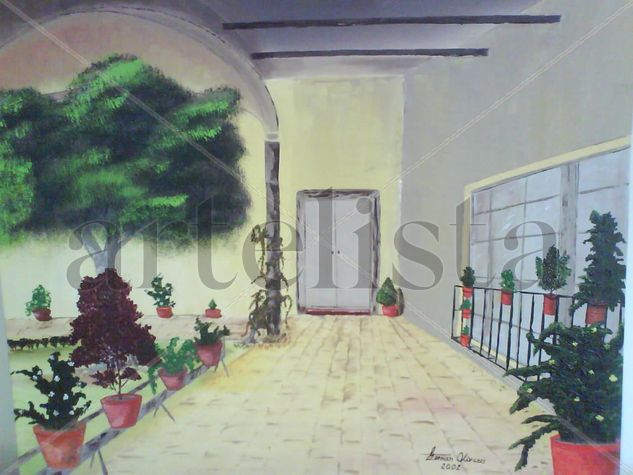 LA CASONA / THE HOUSE Oil Canvas Landscaping