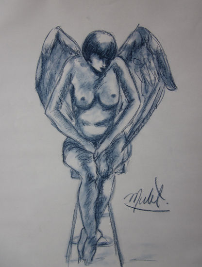 "Angel 4" Carboncillo