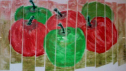 Manzanas de colores
