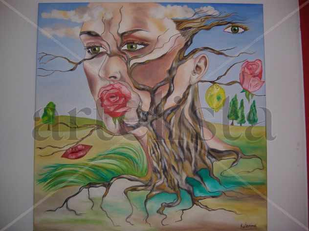 mujer arbol
