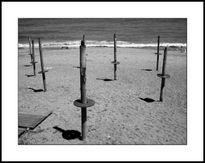 La playa en abril.