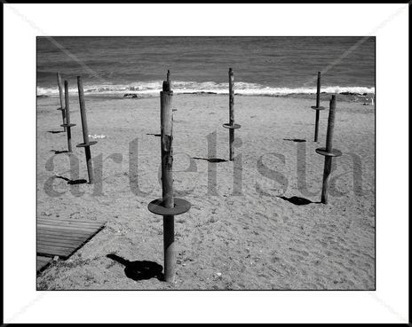 La playa en abril.