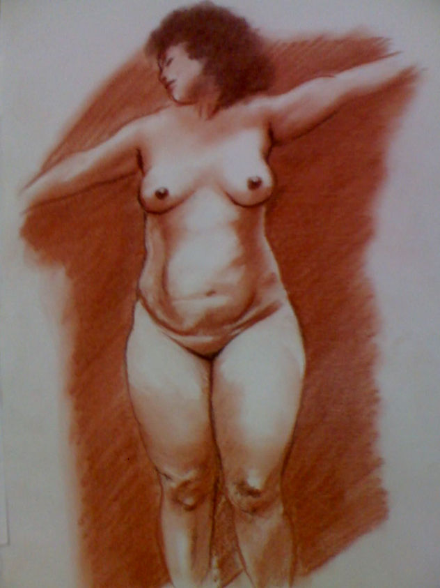 desnudo a la sanguina