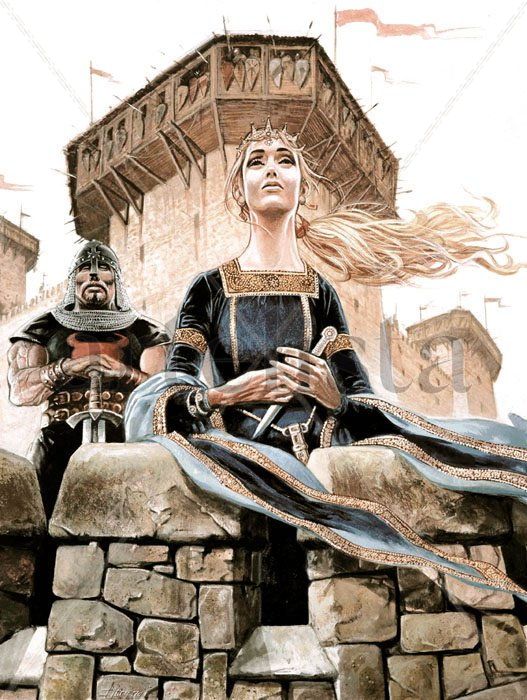 Doña Urraca en el sitiada en Zamora