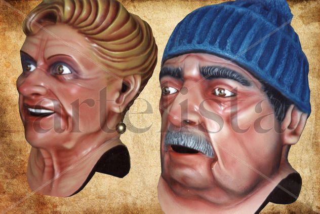 Cabezudos "Pescador i Cosidora"
