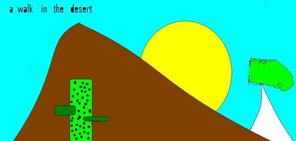 A walk in the desert