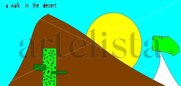 a walk in the desert