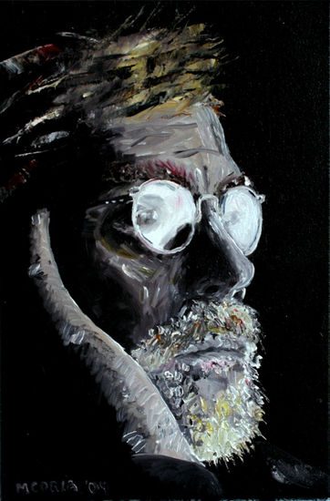 Gafas Óleo Lienzo Retrato