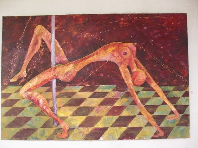 exotica en accion Oil Canvas Nude Paintings