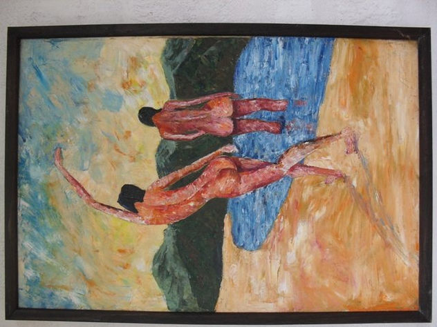 bañistas