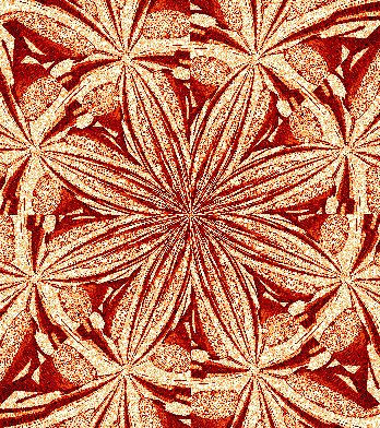 Mosaico digital rojo
