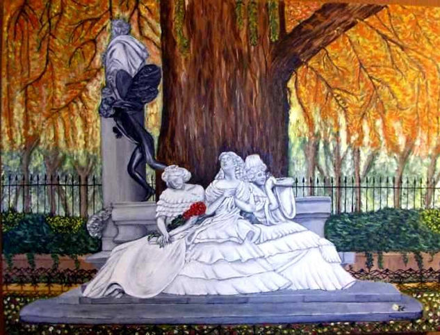 Amor, Amor, Amor Oil Canvas Landscaping