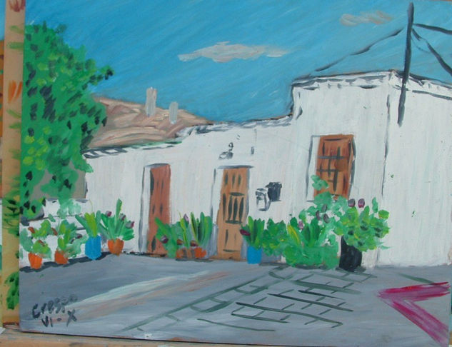 Casa tipica en la Alqueríoa de ADRA DE crespo Oil Panel Landscaping