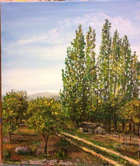 LAVADERO DE LOS CANTOS, CAMPO DE SAN JUAN, MURCIA Oil Canvas Landscaping