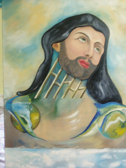 Cristo II Oil Canvas Portrait