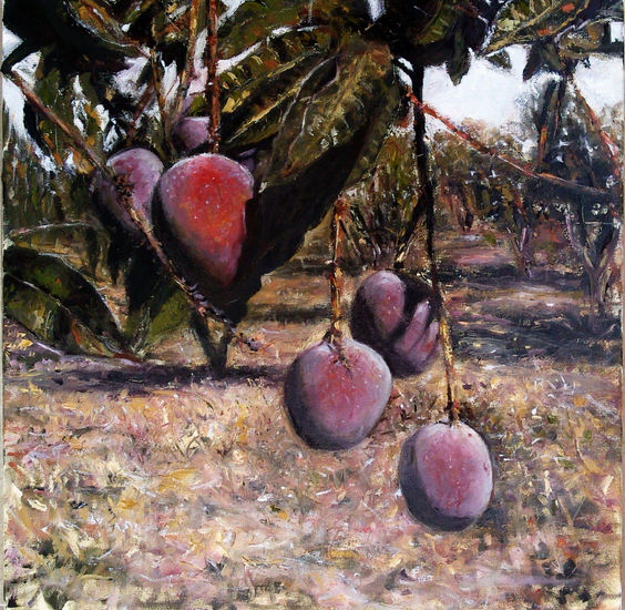 Todavía por madurar Oil Canvas Landscaping