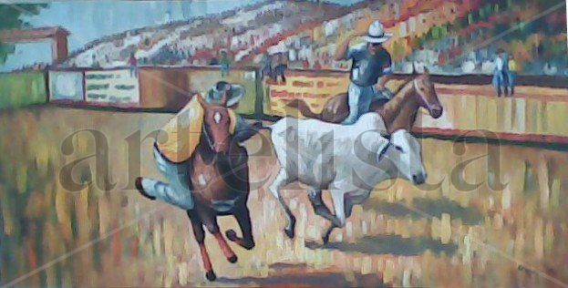 Pulso de Hierro Óleo Lienzo Animales