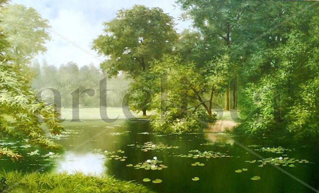 MI SITIO FAVORITO Oil Canvas Landscaping