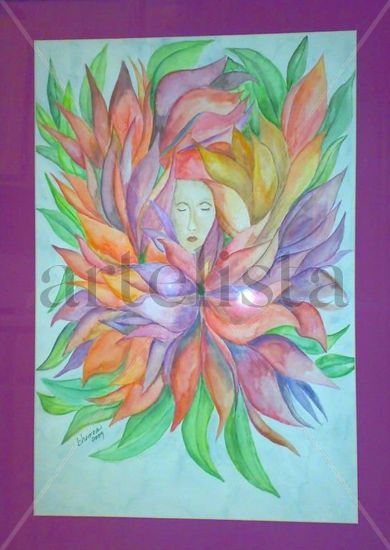 Sueño Floral Watercolour Paper Floral Painting