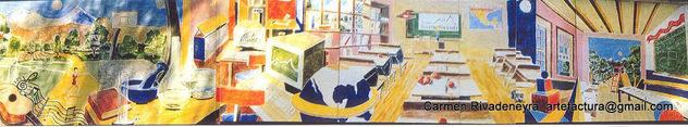 Mural escuela Sierra Nevada