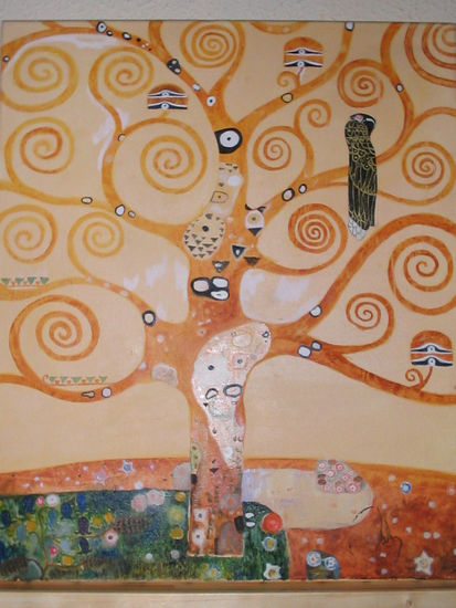 El árbol de la vida, detalle (Klimt) Óleo Lienzo