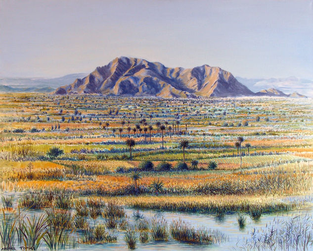 sierra de Callosa Oil Canvas Landscaping