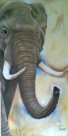 BUENA SUERTE Oil Canvas Animals