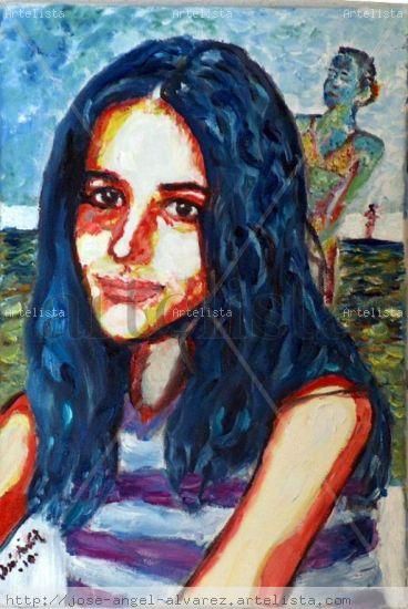 LA MENINA JUVENIL Óleo Lienzo Retrato