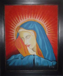 Virgen de azul