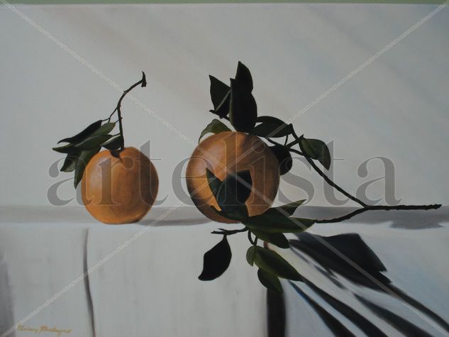 Naranjas Rusticas Oil Canvas Still Life Paintings