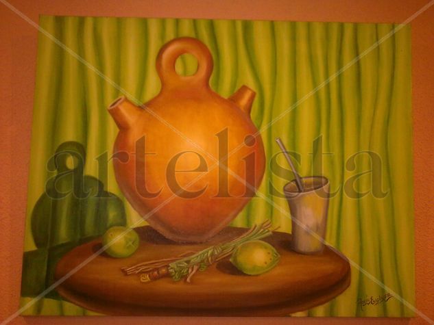 Tereré Oil Canvas Still Life Paintings