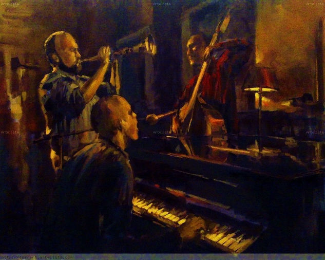 Jazz Oil Canvas Landscaping