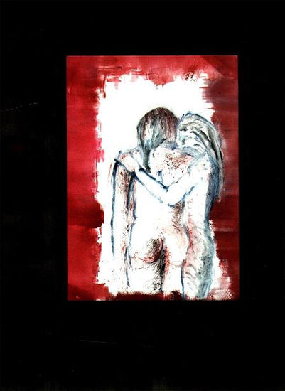 El abrazo Monoprint