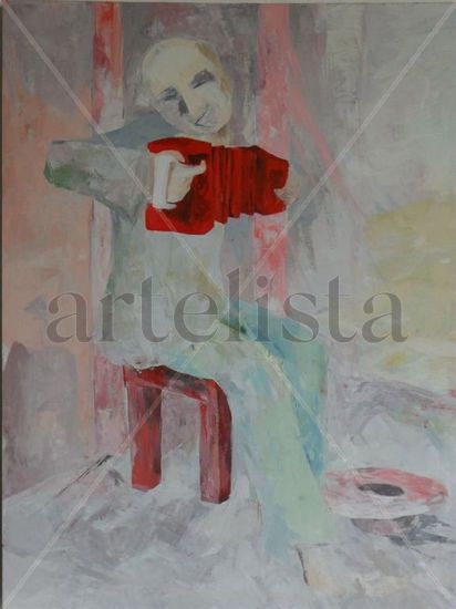 expressão urbana Acrylic Canvas Figure Painting