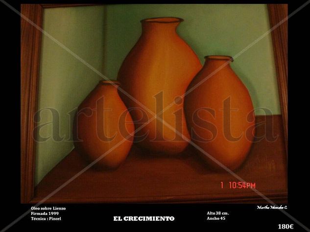 EL CRECIMIENTO Oil Canvas Figure Painting