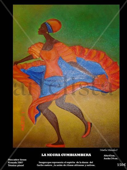 LA NEGRA CUMBIAMBERA Oil Canvas Others