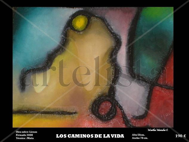 LOS CAMINOS DE LA VIDA Oil Canvas Others