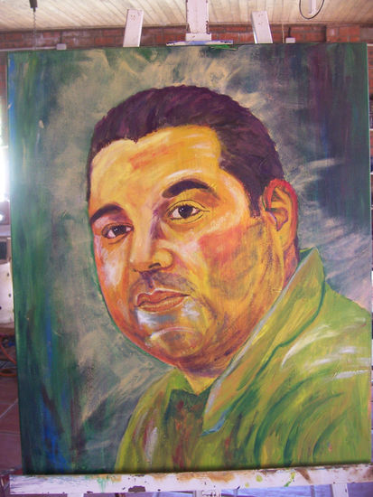 retrato Acrílico Lienzo Retrato