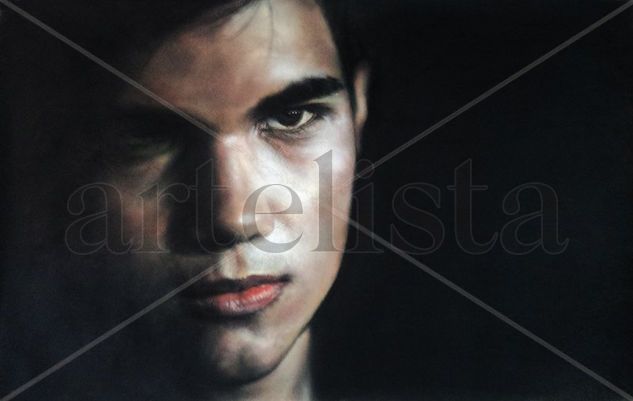 Taylor Lautner Pastel Paper Figure Painting