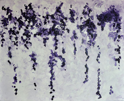 Morado contra blanco