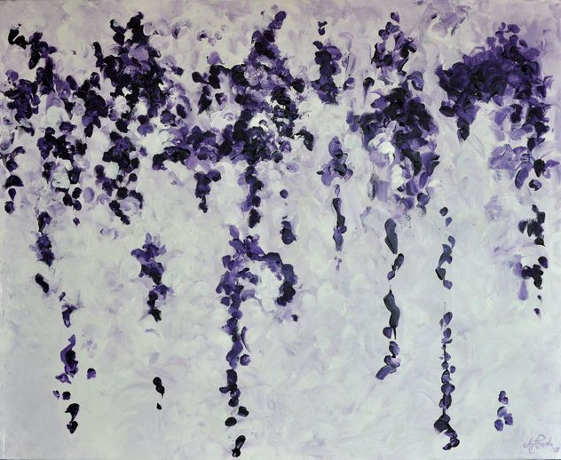 Morado contra blanco