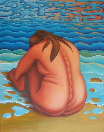 Mirando al Mar Acrylic