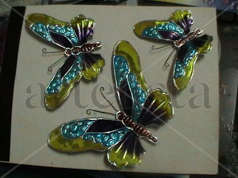Trió de mariposas