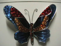 Mariposa con imán