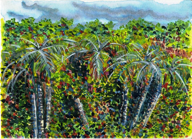 paraje chuquisaqueño2 Oil Canvas Landscaping